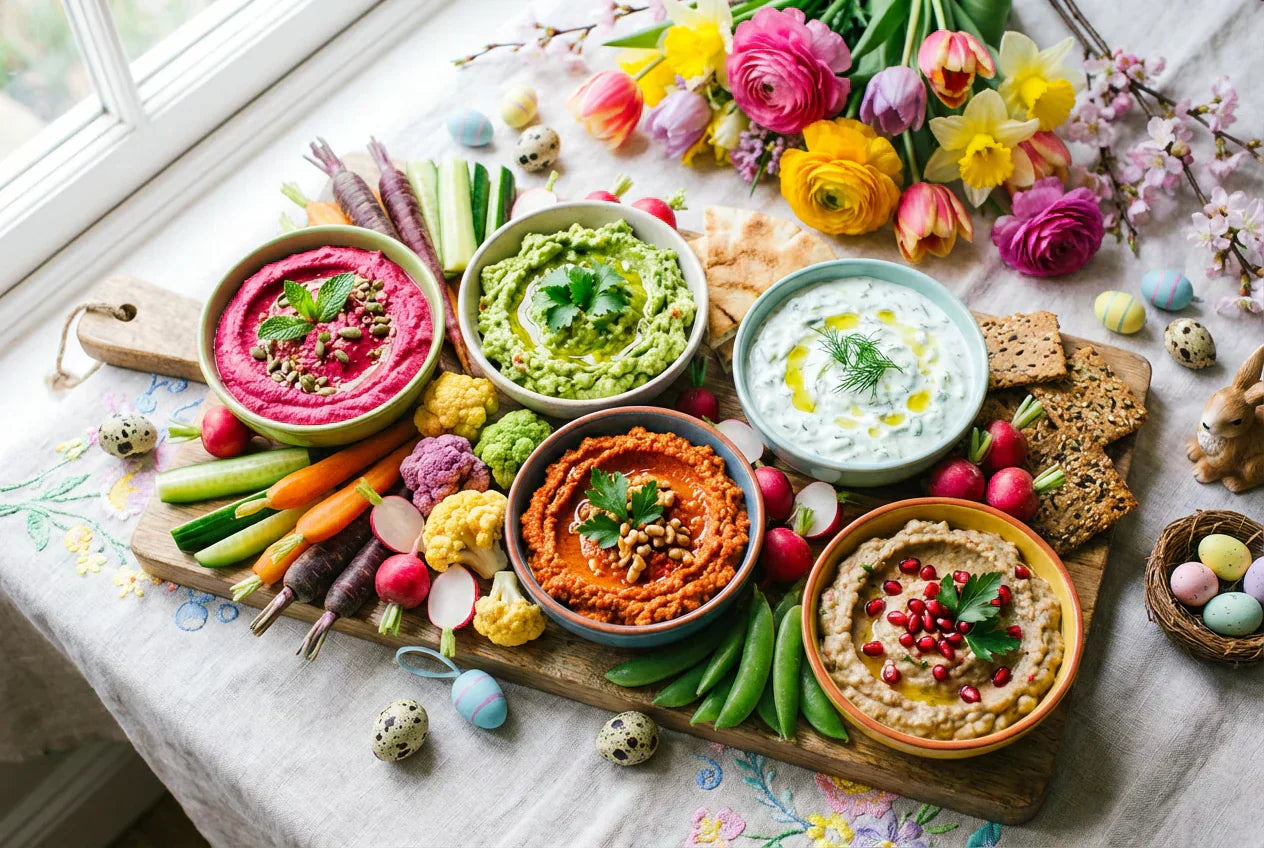 5 Colorful and Healthy Party Dips for Summer Gatherings
